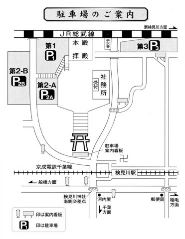 駐車場のご案内