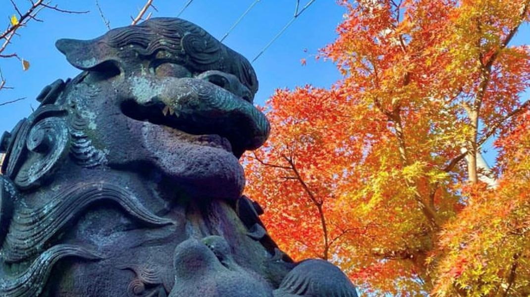 狛犬 検見川神社